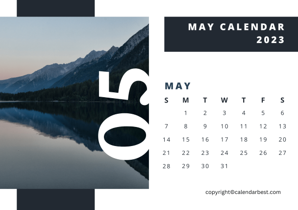 May Calendar 2023 PDF