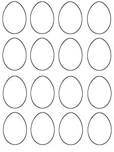 Easter Egg Template PDF