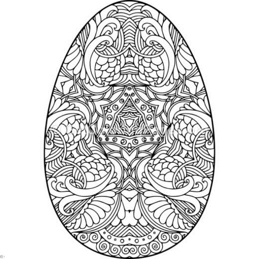 Easter Egg Template Printable