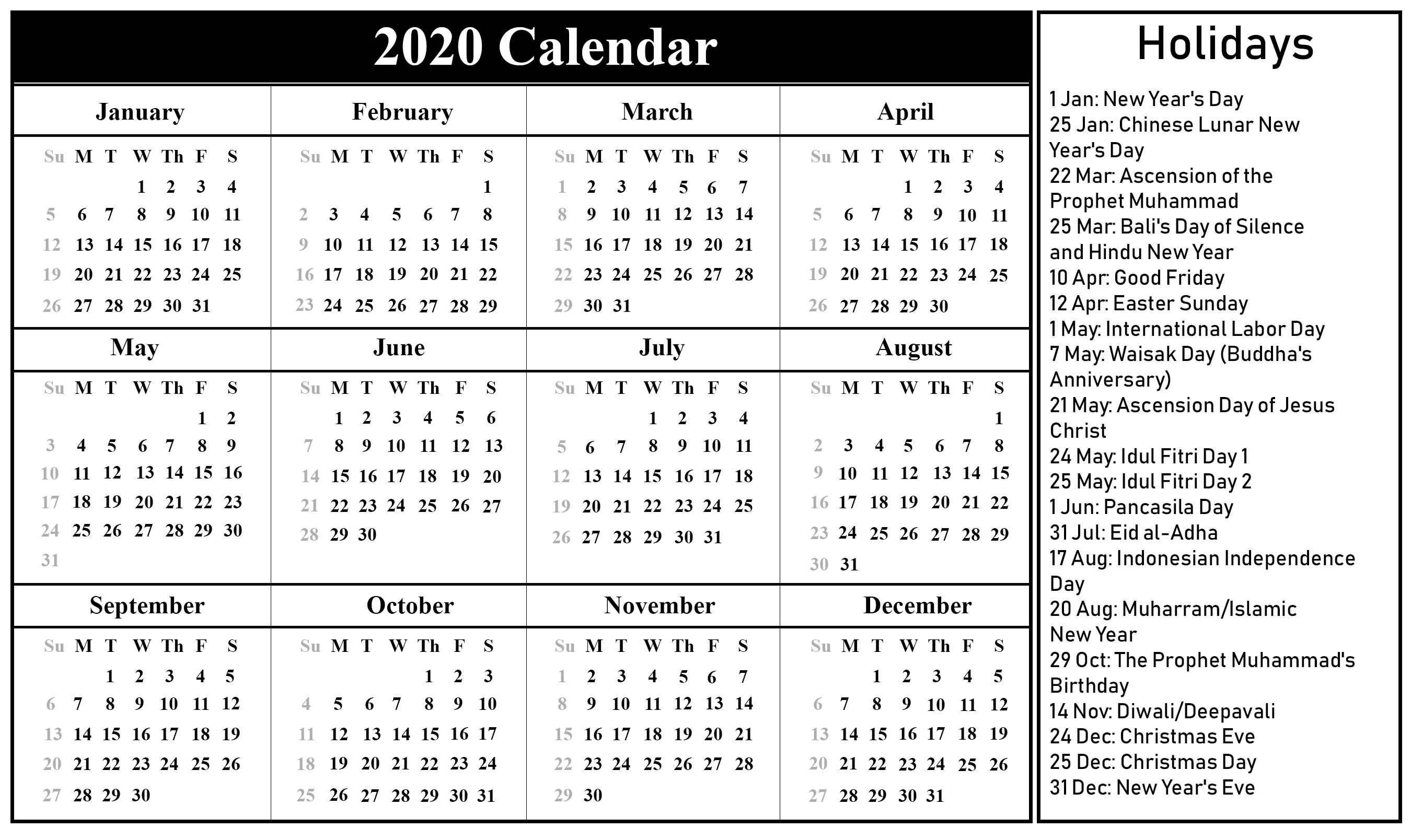  Kalendar  2022  Indonesia