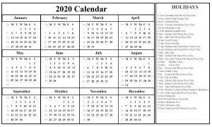 Sri Lanka 2020 Portrait Calendar