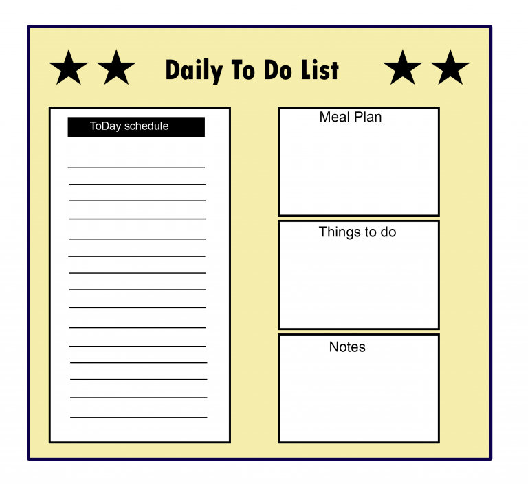 daily to do list organizer
