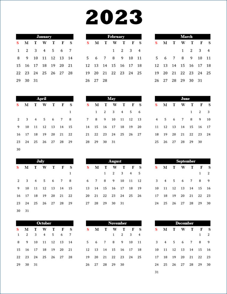 Printable Calendar 2023 Australia Calendar 2023 With Federal Holidays